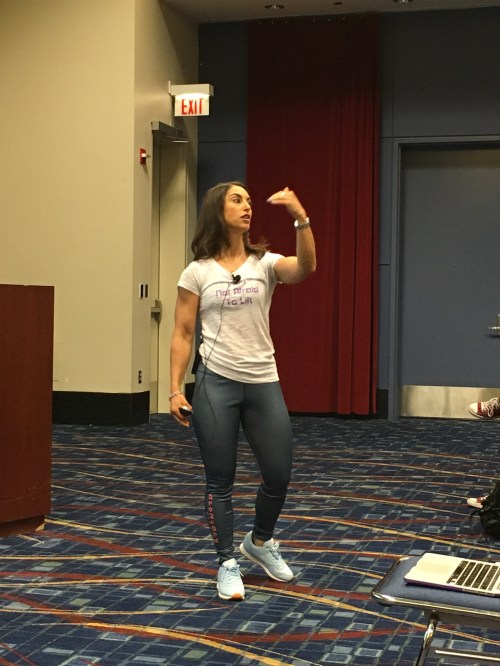 Artemis speaking at the Perform Better Summit Chicago 2016.